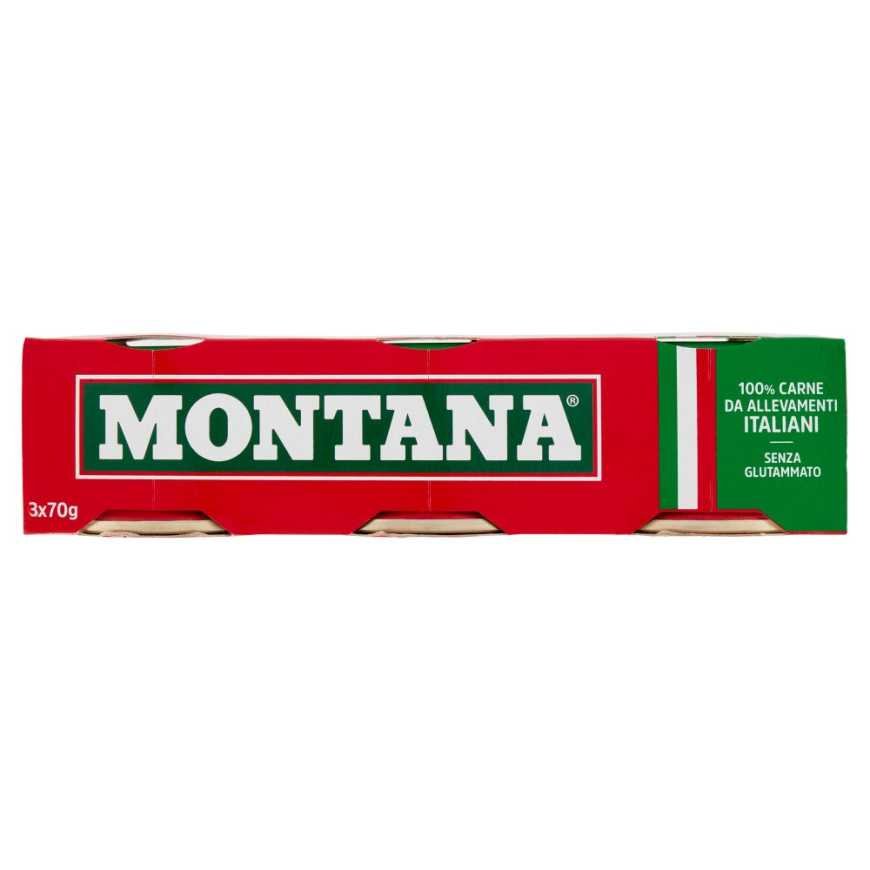 Montana мясо отварное, 3 шт. × 70 г