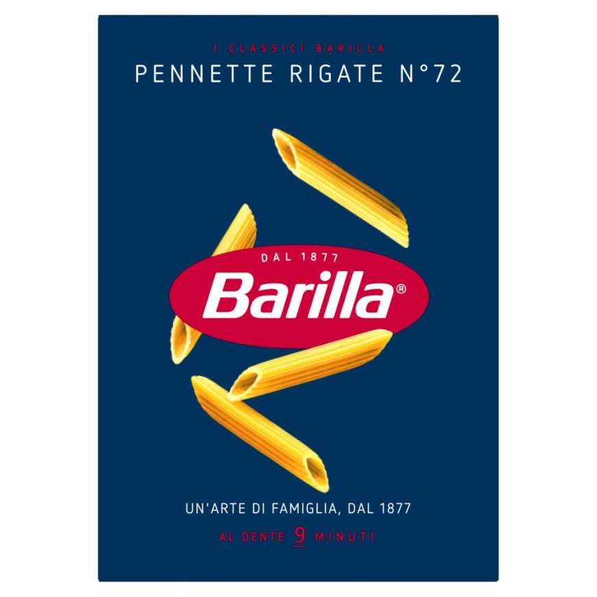Barilla Pennette Rigate n.72, 500 г