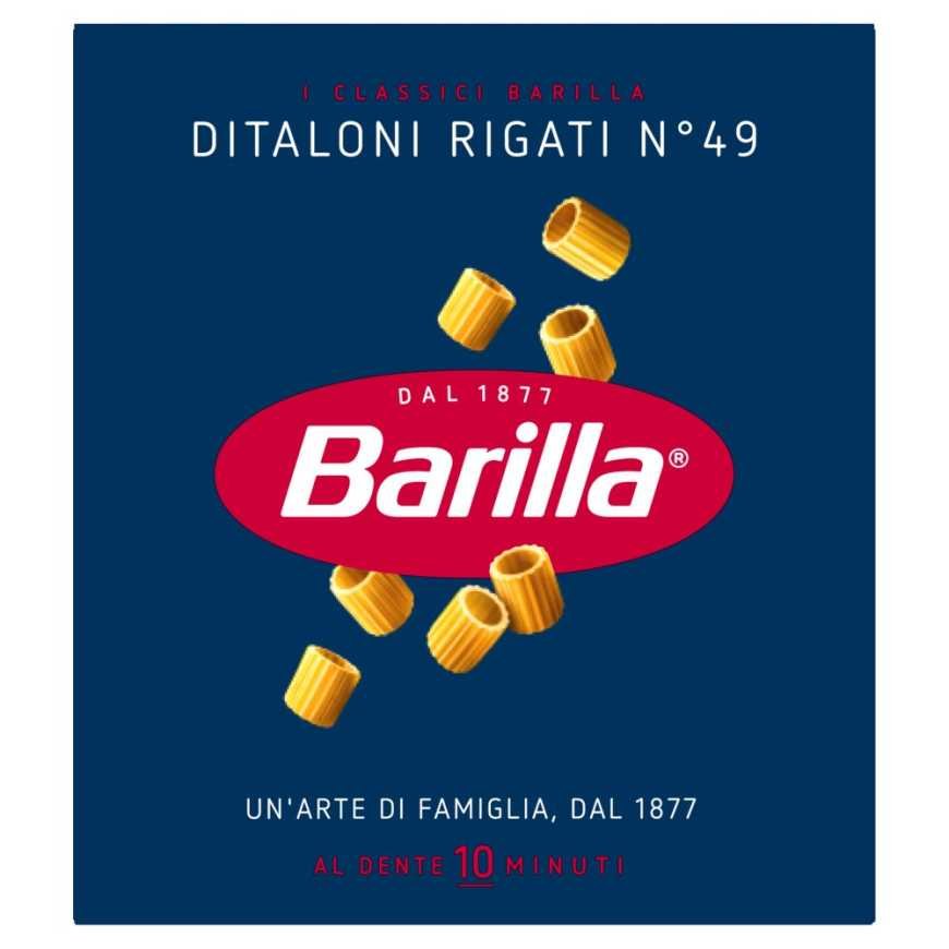Barilla Ditaloni Rigati n.49, 500 г