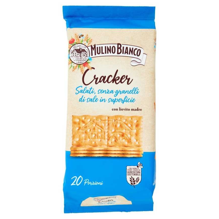 Mulino Bianco Крекеры несоленые non Salati, 500 г