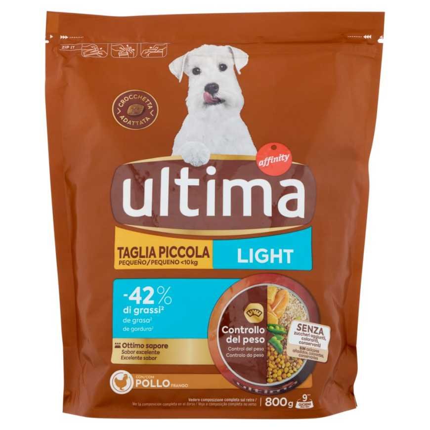Ultima Сухой корм Mini Light с курицей, 800 г
