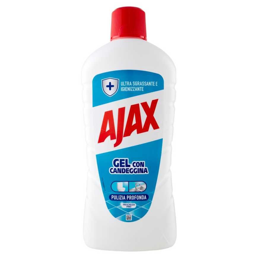 Ajax Floor cleaner Pine gel with sanitizing bleach, 1 l