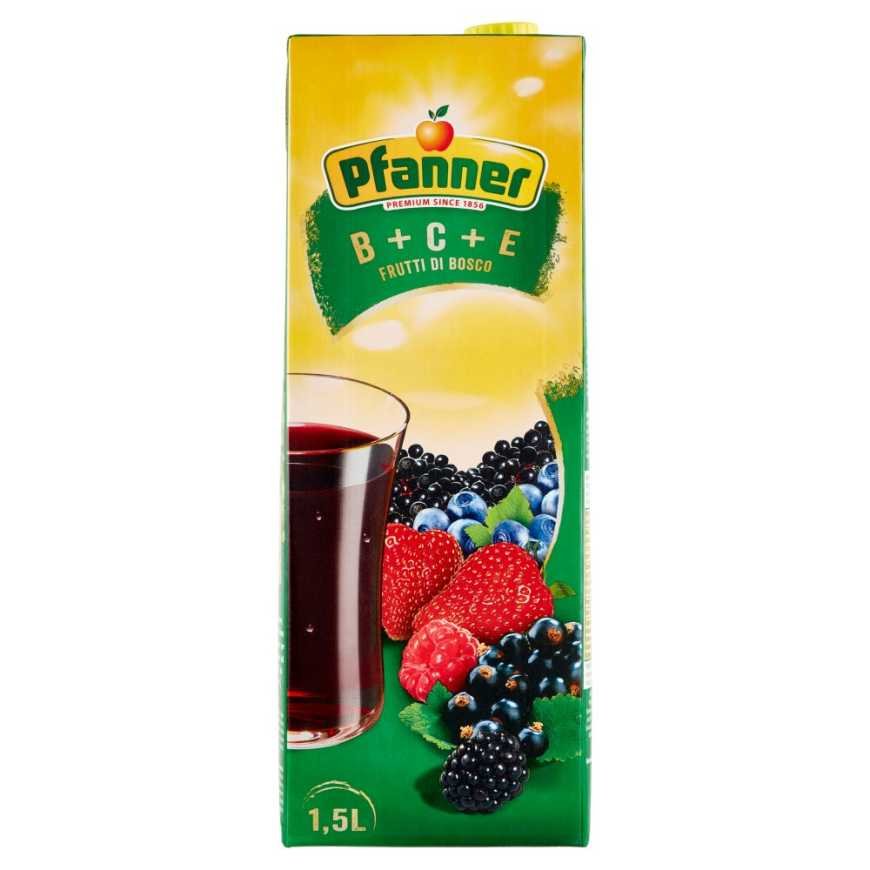 Pfanner Succo Ace Frutti di Bosco мультифруктовый сок с лесными ягодами, 1,5 л
