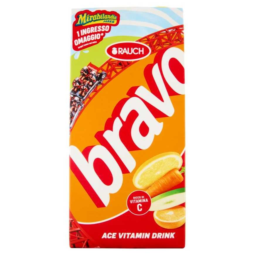 Rauch Bravo Сок Ace 50% в упаковке брик, 2 л