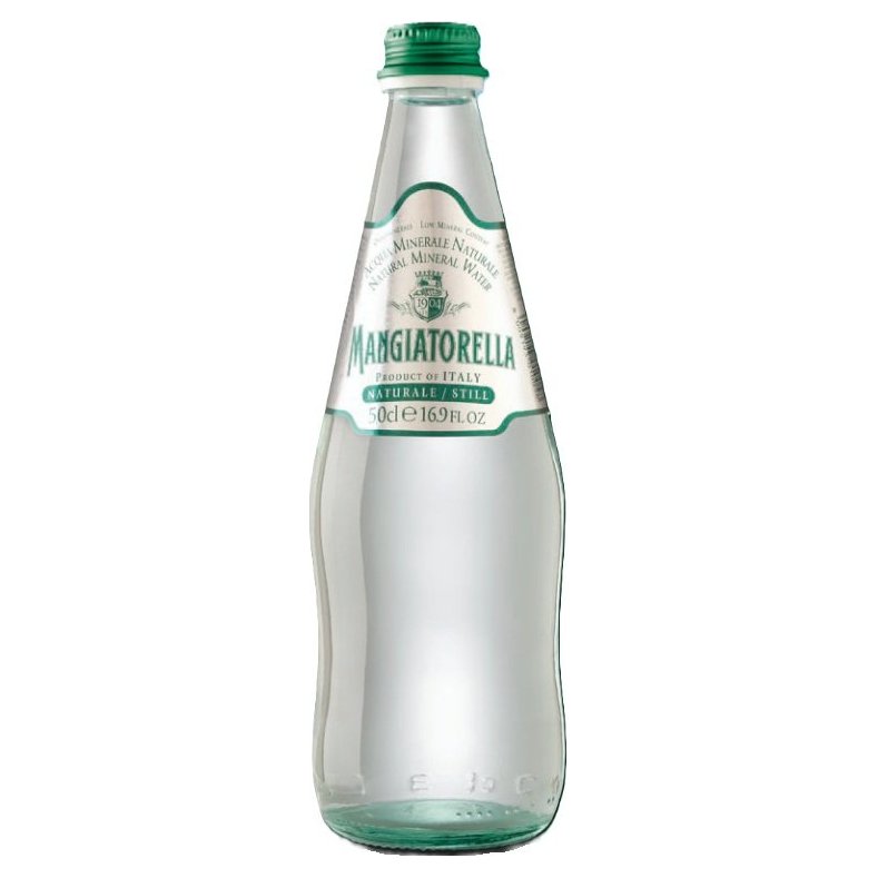 Минеральная вода Mangiatorella негазированная, стекло 0,5 л