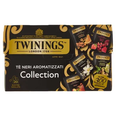 Twinings Коллекция ароматизированного чая, 20 фильтр-пакетов