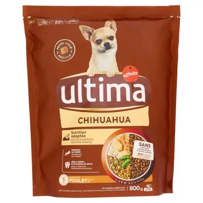 Ultima Сухой корм для чихуахуа с курицей, 800 г