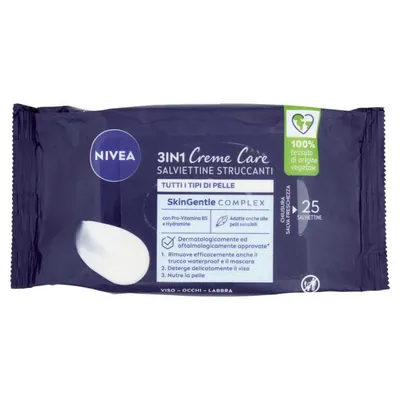 Nivea влажные салфетки Creme Care Originals, 25 шт