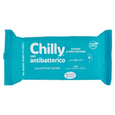 Chilly antibacterial wet wipes, 12 pcs