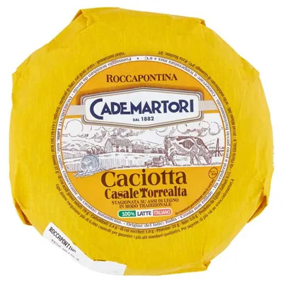 Cademartori Caciotta Roccapontina caciotta cheese, 1.4 kg, 1 pc