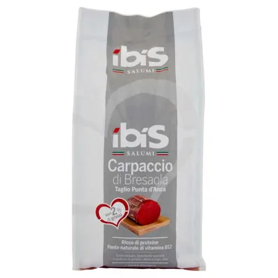 ibis Salumi Carpaccio Bresaola bresaola carpaccio top side cut, 2.3 kg, 2 pcs