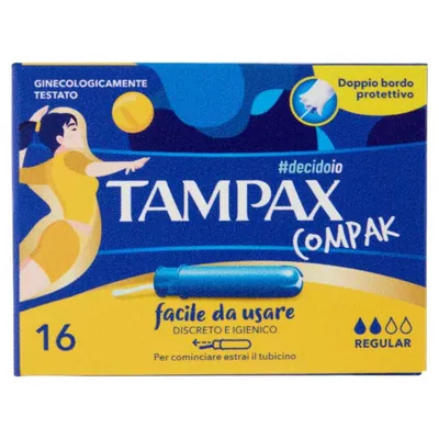 Tampax Compak Regular tampons, 16 pcs
