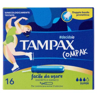 Tampax Compak Super tampons, 16 pcs