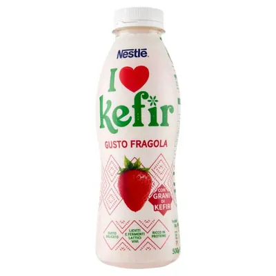 Sveltesse Кефир со вкусом клубники I Love Kefir, 500 г
