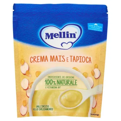 Mellin Corn and tapioca cream for baby food, 200 g
