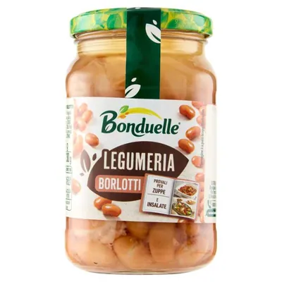 Bonduelle Фасоль борлотти в стеклянной банке, 330 г