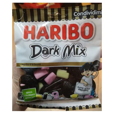 Haribo Dark Mix gummy candies, 175 g