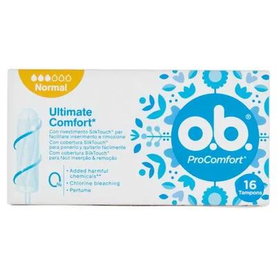 o.b. Normal tampons, 16 pcs