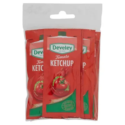 Develey ketchup, 6 pcs × 15 ml