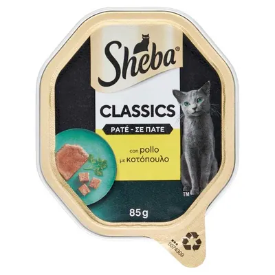 Sheba паштет с курицей для кошек, 85 г