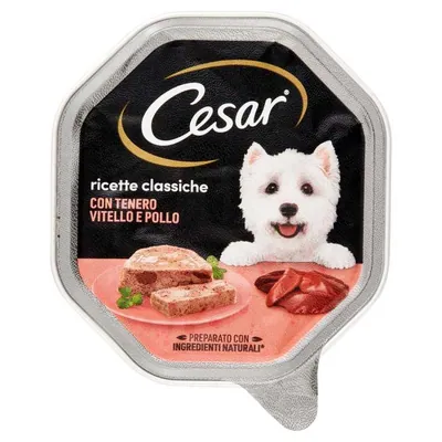 Cesar dog pate with veal and chicken, 150 g