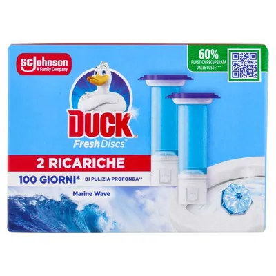 Duck Fresh Discs Сменный блок для унитаза Цветочный + Лаванда