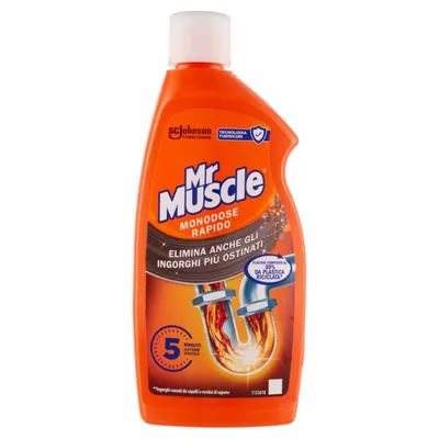 Mr Muscle Гель для труб и стоков Tubi e Scarichi, 500 мл