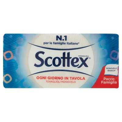 Scottex Салфетки Famiglia, 1 слой, 230 шт.