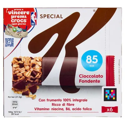 Kellogg’s Special K батончики с темным шоколадом, 6 × 21,5 г