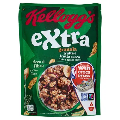 Kellogg’s Мюсли Extra с фруктами, 375 г