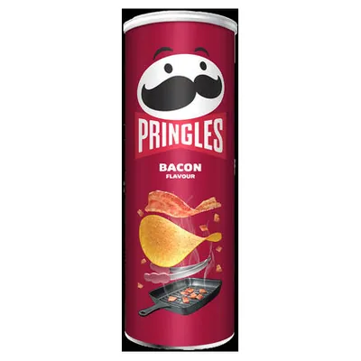 Pringles картофельные чипсы со вкусом бекона, 175 г