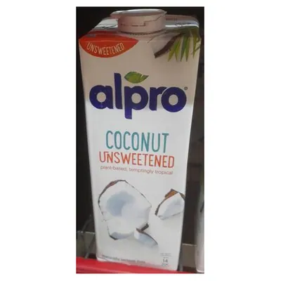 Alpro кокосовый растительный напиток без сахара, 1 л