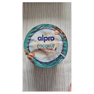Alpro десерт кокосовый с соленой карамелью, 120 г