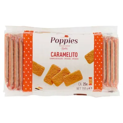 Poppies Caramelito печенье, 150 г