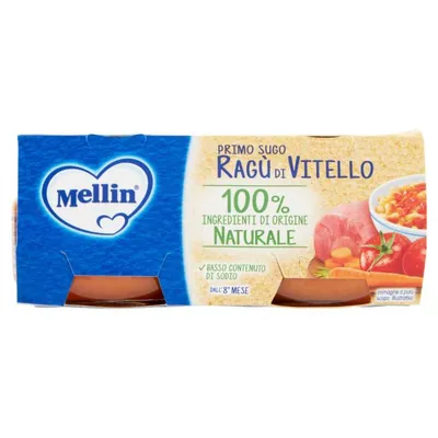 Mellin First Veal Ragout Sauce, 2 × 80 g