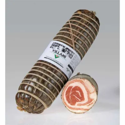 Villani Pancetta Pepe Nero панчетта с черным перцем, 3,5 кг, 1 шт