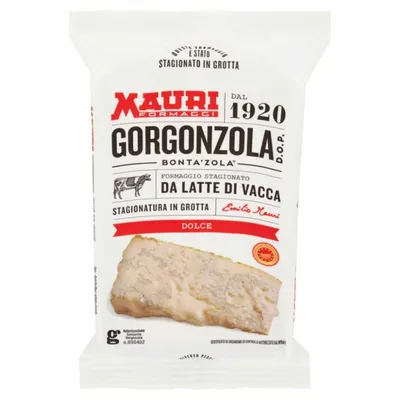 Сыр Mauri Gorgonzola 1/8 головки в лотке, 1,55 кг