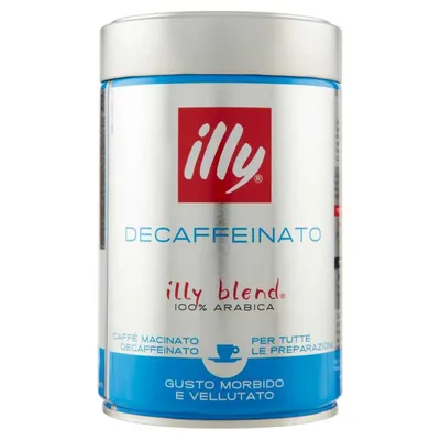Illy decaffeinated ground coffee, 250 g