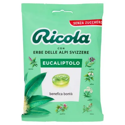 Ricola Леденцы с эвкалиптом, 70 г