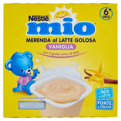 Nestle Mio milk and vanilla snack, 4 pcs, 100 g