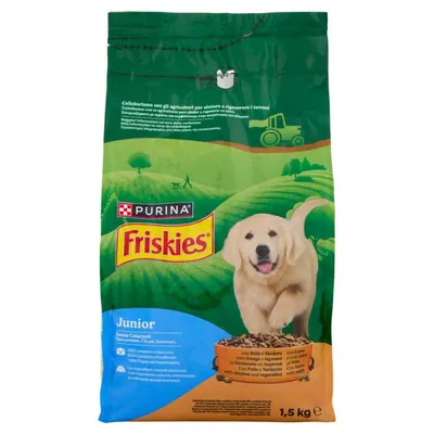 Purina Friskis сухой корм для щенков Junior Vitafit, 1,5 кг