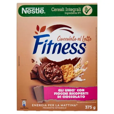 Nestle' Fitness Хрустящие хлопья с шоколадом, 375 г
