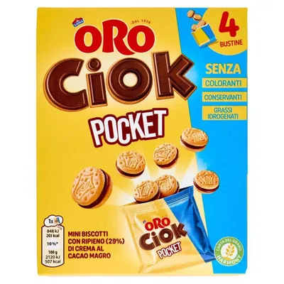 Oro Saiwa Печенье Oro Ciok Pocket, 160 г
