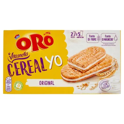 Oro Saiwa Vitasnella Cereal Yo Original cereal biscuits, 253 g