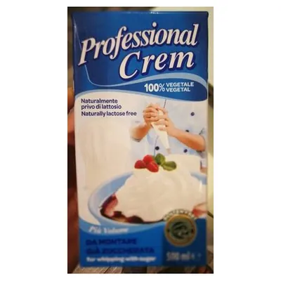 Cooperlat Professional Cream lactose-free vegetable cream, 5 ml
