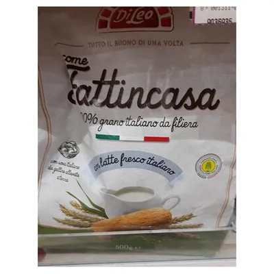 Di Leo Fattincasa печенье с молоком, 500 г