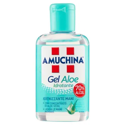 Amuchina гель-дезинфектант для рук с алоэ, 80 мл