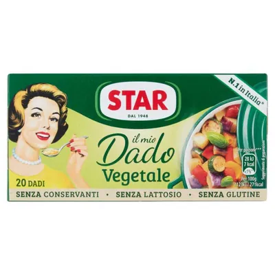 Star Овощной бульонный кубик, 20 шт