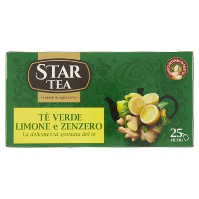 Star Tea Чай с лимоном и имбирем, 25 шт