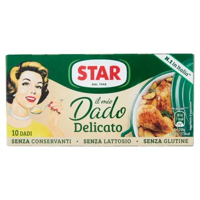 Star Delicate stock cube, 10 pcs.